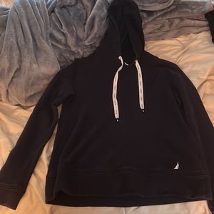 navy blue nautica sweatshirt